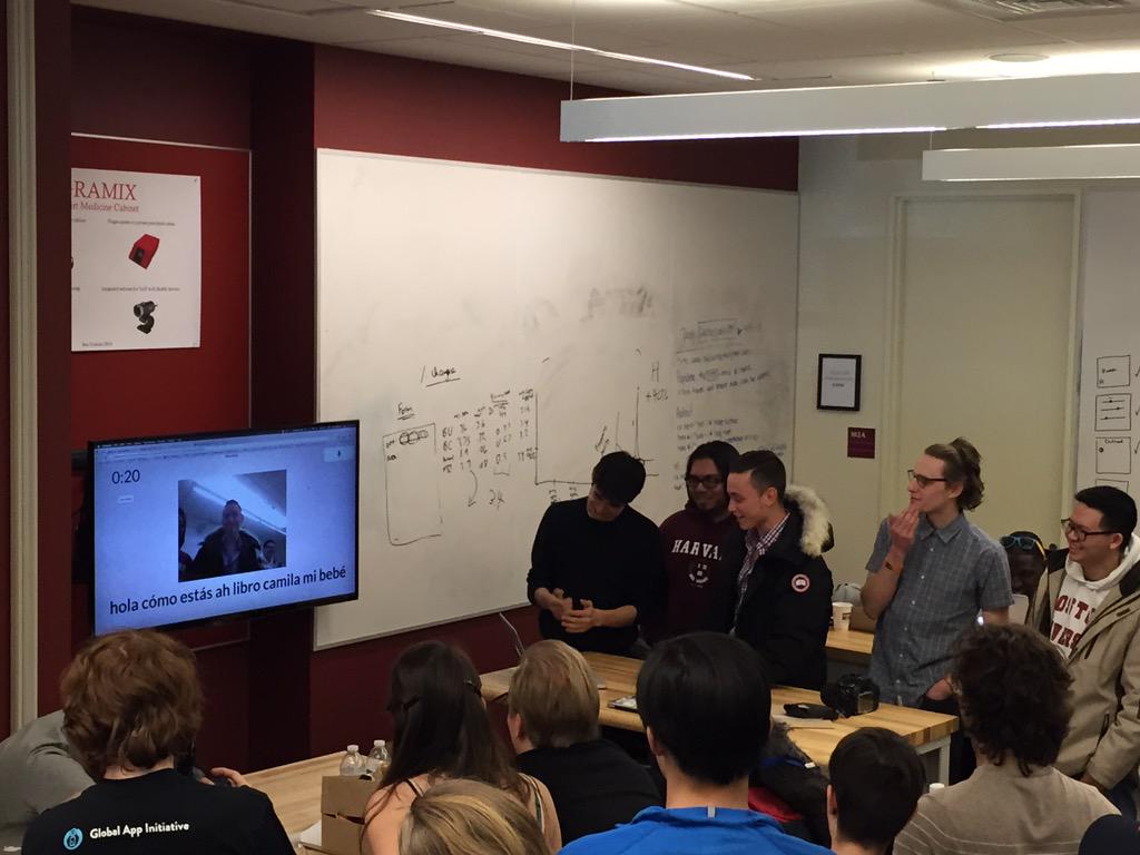 make_bu's tweet photo. Giving a demo of Orator, looks like Barron had a decent score http://t.co/0LKerwMPd7