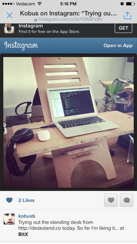 #Deskstand #standingdesk #capetown #standworking #posture #health #wellness #ergonomic #affordable