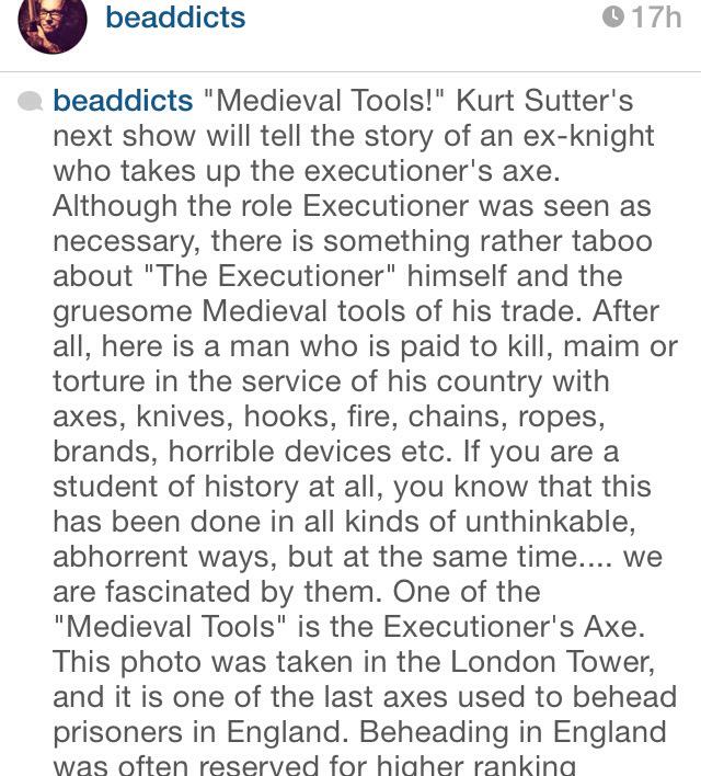 BEAddicts's tweet photo. #MedievalTools #TheExecutionersAxe by @desaevira 👏 @TheJonesLee #BastardExecutioner #TBX http://t.co/Rnm3DHaWjM