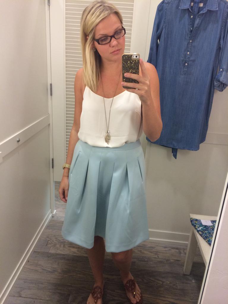 torrey_taylor's tweet photo. Thank you @HannahShmiles for being an awesome employee and dressing me today @LOFT π #obsessedwitheverything http://t.co/sJTrMaUI3T