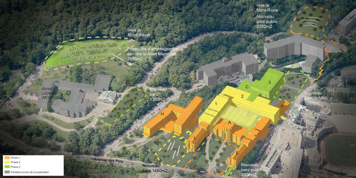 Aujourd'hui sur <a href="/ArchiQc/">ArchiQc</a>, la proposition de <a href="/McGill/">mcgill</a> pour l'Hôpital Royal Victoria : architectureduquebec.com/blogue/hopital… #Montreal "