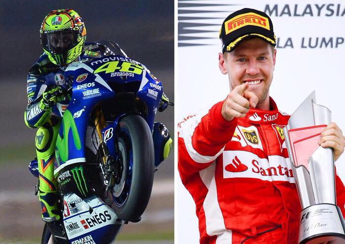 champs_italiani's tweet photo. @ValeYellow46 &amp; co. e la @ScuderiaFerrari per una domenica di marca azzurra! Facciamo un RT per i motori italiani! http://t.co/IE9s642fZ1