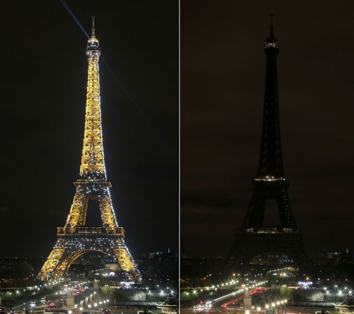 LeParisien_75's tweet photo. C'était hier soir : les monuments du monde entier se sont éteints «une heure pour la planète» >http://t.co/9DQG5tXBZJ http://t.co/IpKzCF1SV8