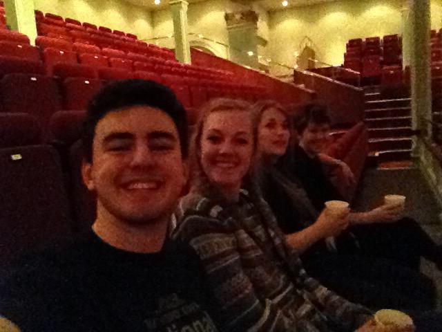 Adam_Wileman's tweet photo. First Show Selfie!! Bacchae @NSDFest #NSDFTech15 http://t.co/sk2cvoVctm