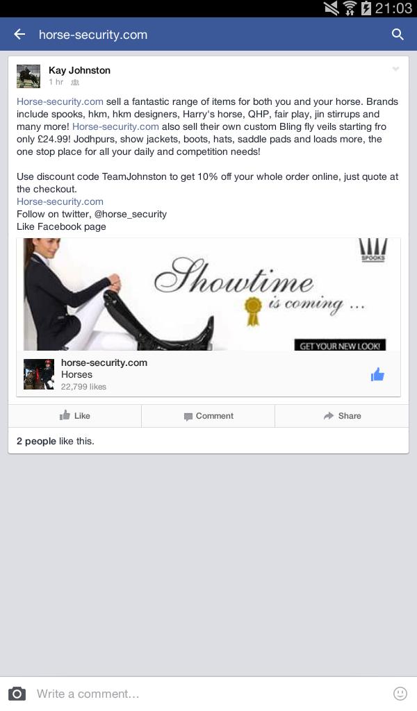 kjshowjumping's tweet photo. #horsehour #equinehour #dressagehour #showjumping #sponsors #equestrian #equine #spooksequestrian #horseriding http://t.co/thtv8mJzOq