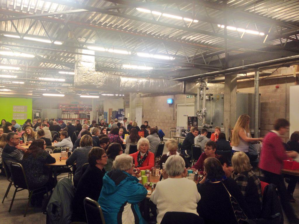 3437Tesco's tweet photo. Amazing turnout.. 120 of our Colleagues, Families and Friends for our Easter Prize Bingo! 👀👦👧👨👩👴👵 @Justinkalex http://t.co/6ovSJDClvi