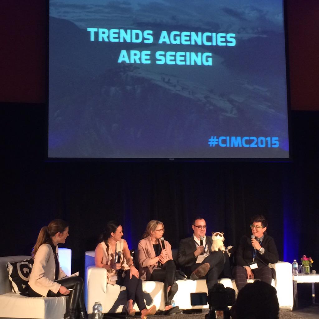 larissakroeker's tweet photo. "Grumpy cat is where the future is going." -@leahgregg #CIMC2015 @CIMConference http://t.co/7TNDeG0psv