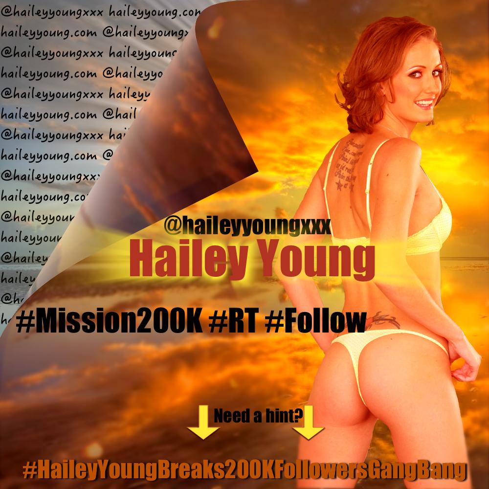 RealHaileyYoung's tweet photo. #pornstar gets 200K followers!! Help plan a party! @BabePicsHQ let's have some fun!! xoxo Hailey  @TitsBumsAndFeet http://t.co/C9yvnyVJGF
