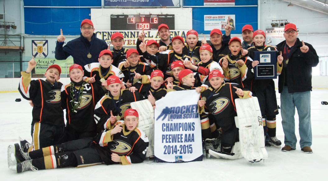 HalifaxHawksAAA's tweet photo. @TasaPeeweeAAA crowned  @HockeyNS  Provincial PeeWee AAA Champions at Centennial Arena in Halifax. http://t.co/o5s1jn6MAQ