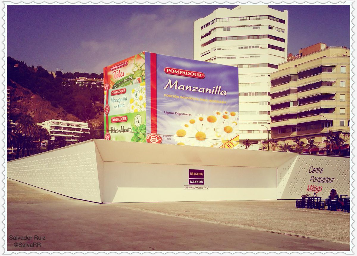 muelleuno's tweet photo. Jajaja, ¡genial! RT @SalvaRR: Los malagueños ya pueden visitar el Museo "Pompadour" (@cpompidoumalaga) en @muelleuno http://t.co/I9PcJ1u0RI