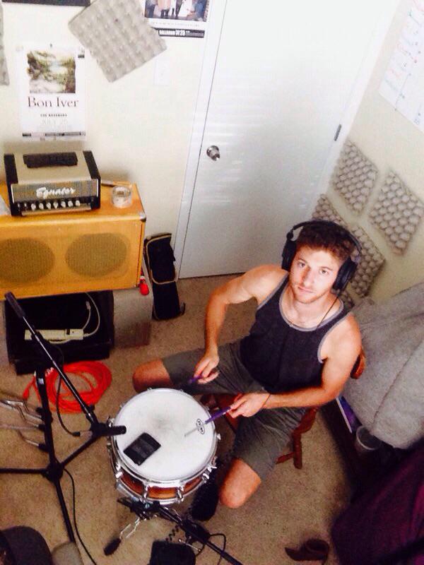 YourMamahawk's tweet image. Adam trackin with care, smackin dat snare #mamahawk #mamahawkmusic #mamahawkalbum
