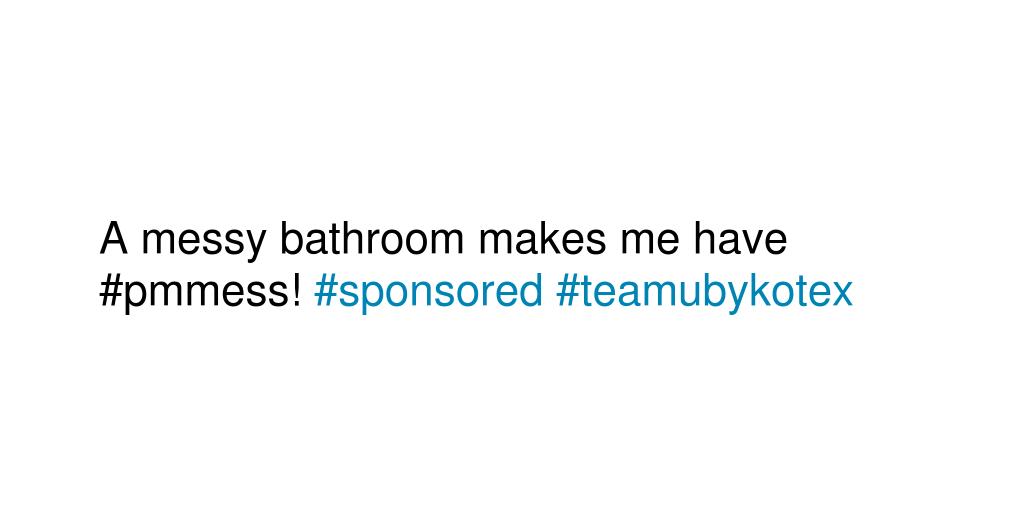 CrisCZ6's tweet photo. Share what makes you a #PMMESS #sponsored #teamubykotex http://t.co/qvnyx3xYX2