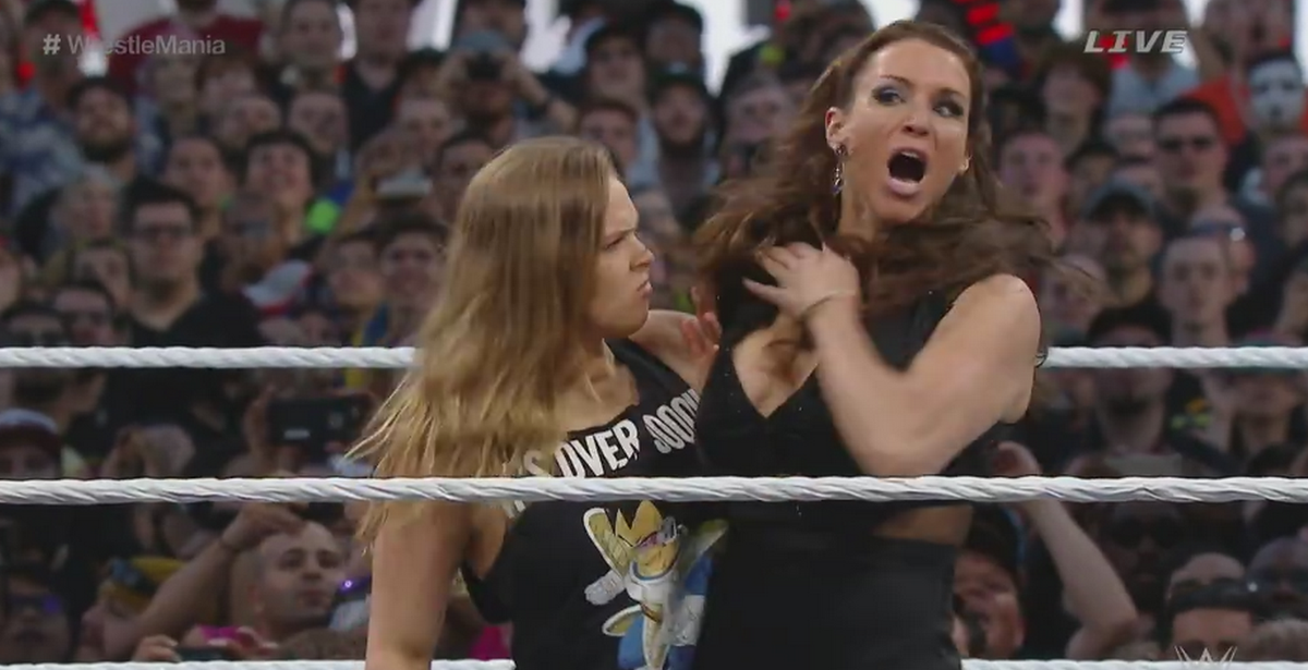 WWE quer Ronda Rousey vs Stephanie