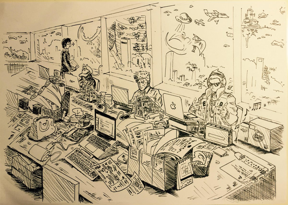 BBHShanghai's tweet photo. Creativity comes from everywhere. This illustration happens to come from Ken W, Account Manager. Happy Monday. http://t.co/OucDl5d1Ya