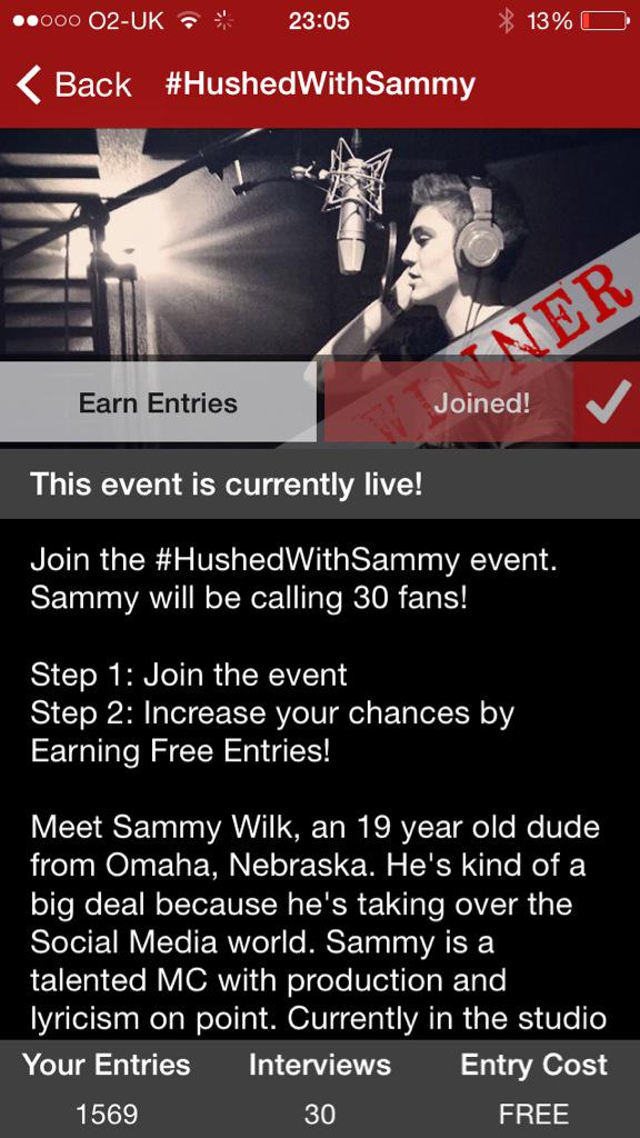 janoskathon_'s tweet photo. @sammywilk ONLY SAID HEY TO YOU BUT IT WAS MEEEEEE http://t.co/2g2k6dmndl