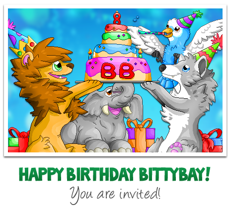 MMOGamesList's tweet image. It's BittyBay's Birthday on Saturday, April 4 at 9pm GMT! Check out the details! bittybay.com/kingdom-buzz/b…