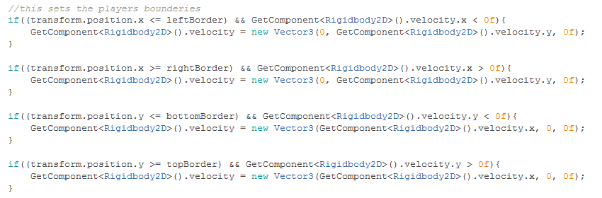 JhitoStudio's tweet image. Starting my monday with some codes, setting players boundaries #codingmonday #gamedev #indiedev