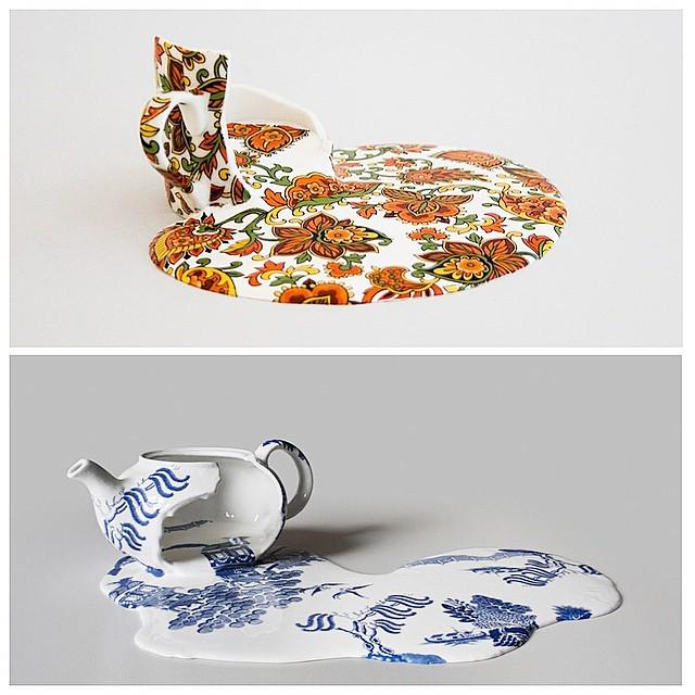upperplayground's tweet photo. Melting Ceramics by Livia Marin. via http://t.co/qa4pI7SsNL #LiviaMarin #nomadpatterns #UPnews #ceramics #porcela… http://t.co/fxUqOdylMe