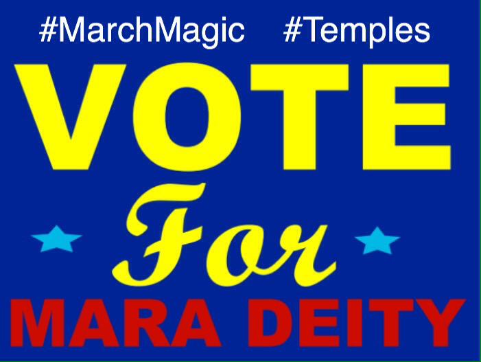 We here at #NationOwl have officially endorsed <a href="/EyeOfMara/">Mara</a> in #MarchMagic! Only you here can make the difference!