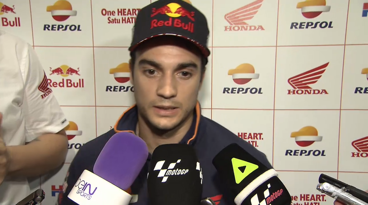 MotoGP's tweet photo. Watch video with @26_DaniPedrosa revealing the breaking news! #MotoGP #QatarGP 

http://t.co/FGAk3CeGeo http://t.co/bEGAJyaYVz