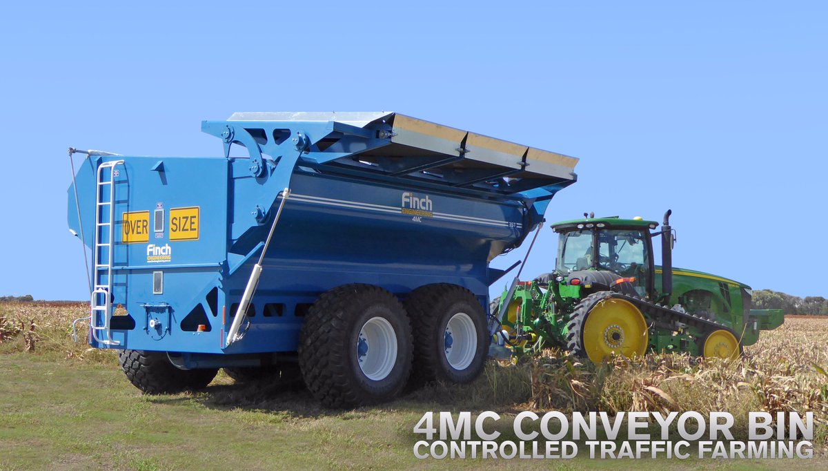 Controlled Traffic Conveyor - 4 metre centre - CALL FOR MORE INFO - 07 4663 4221 - finchengineering.com.au