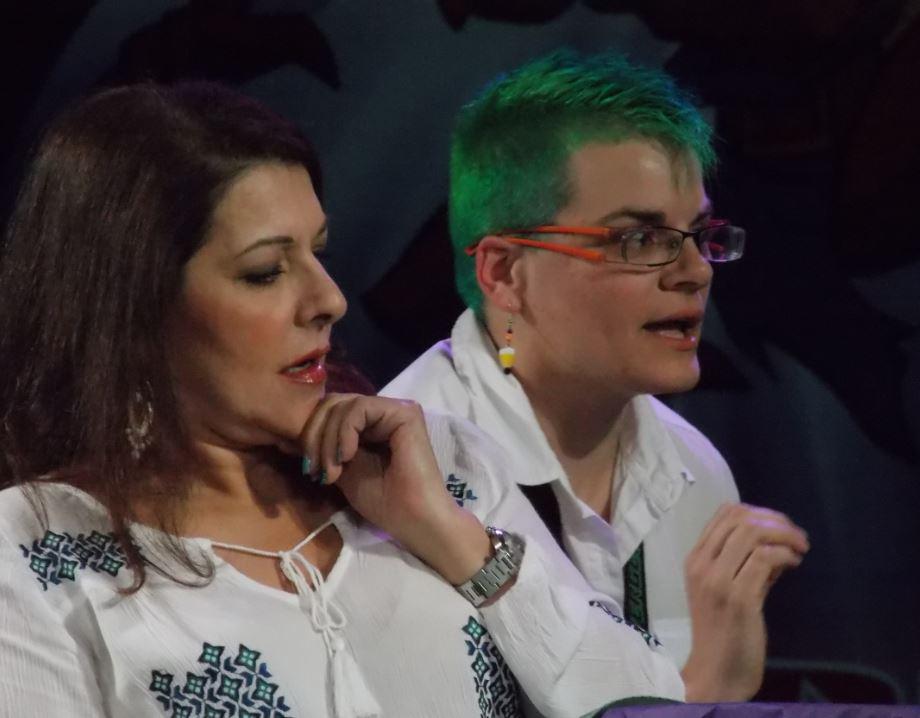 Happy Birthday to Marina Sirtis, who I was too scared to talk to last year at .  with 