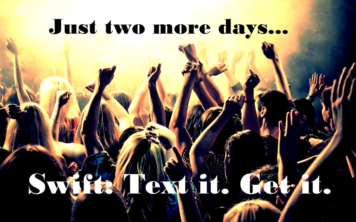 Swift goes live in two days! We're your personal assistant on the go. Save (702)720-4332 to your contacts now!