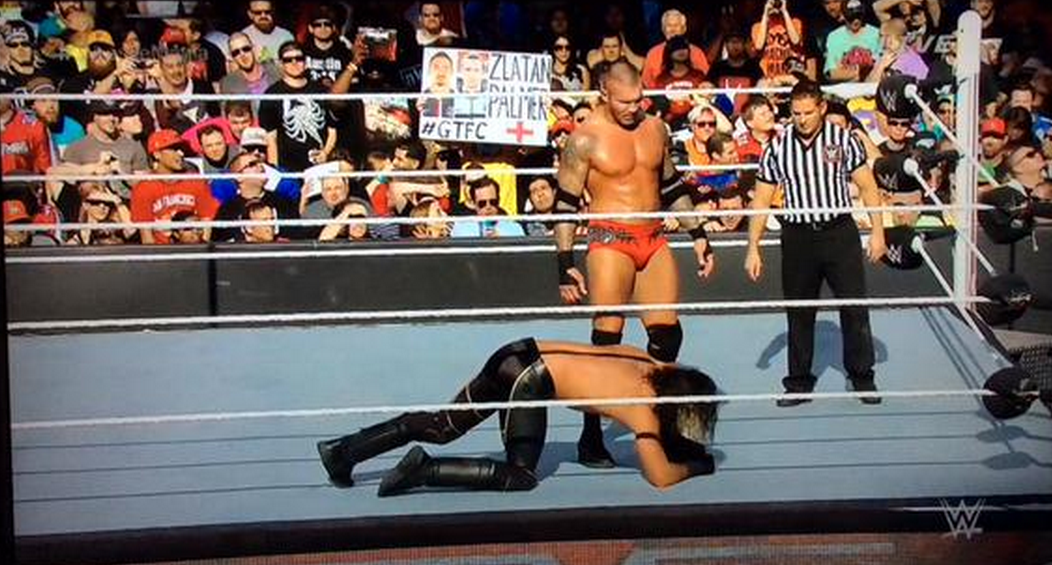 UberFootbalI's tweet image. There is no Wrestlemania without Zlatan. #DareToZlatan