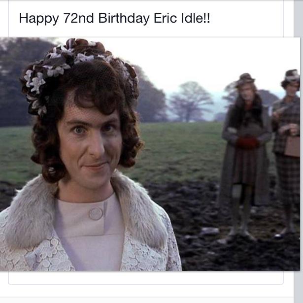 Happy Birthday to my favorite Eric Idle!!!    