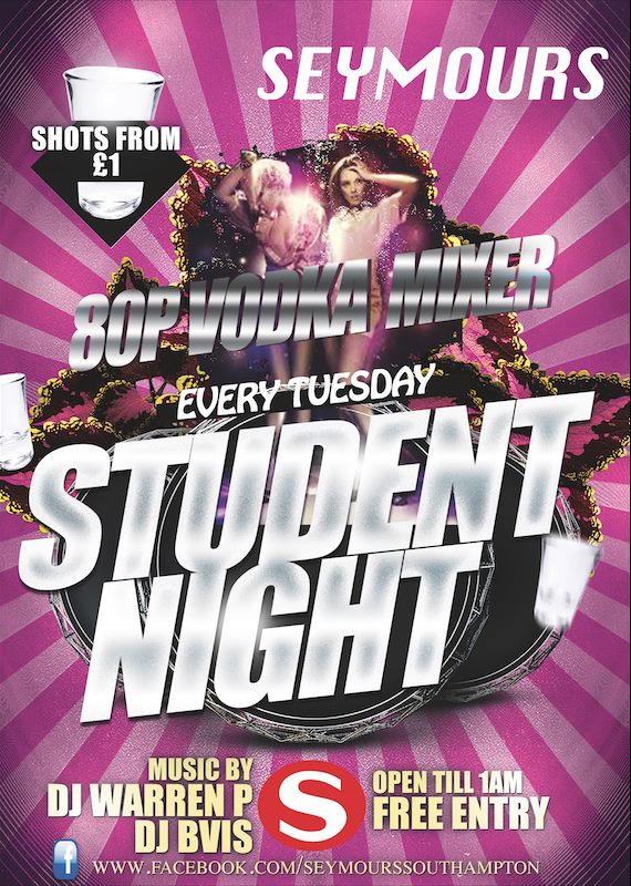 DJWarrenP's tweet photo. @BarSeymours TUESDAY NIGHT BOOMIN!! 
STUDENT NIGHT, LETS GO IN
FREE ENTRY, 18+ I.D Required
#UrbanSoundz #DJWarrenP http://t.co/uIEVKxlcnB