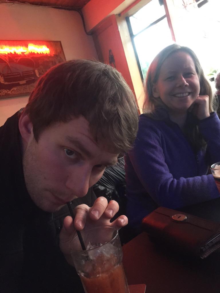cottonscraps's tweet photo. At the @BowenPub enjoying a rainy Caesar Sunday! http://t.co/CA3IeRxZ0z
