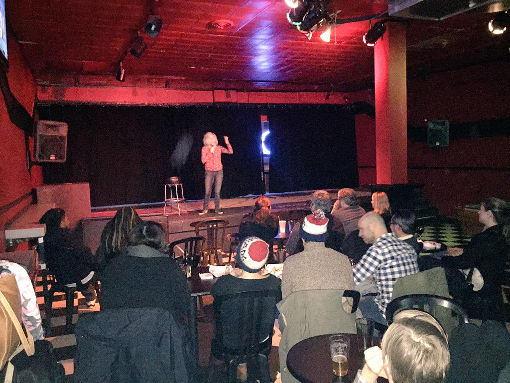 DanaMoonme's tweet photo. @JMScomedy is a legend in the making talking about depression in #Buffalo #RoadKillComedy http://t.co/7kUU72i9of