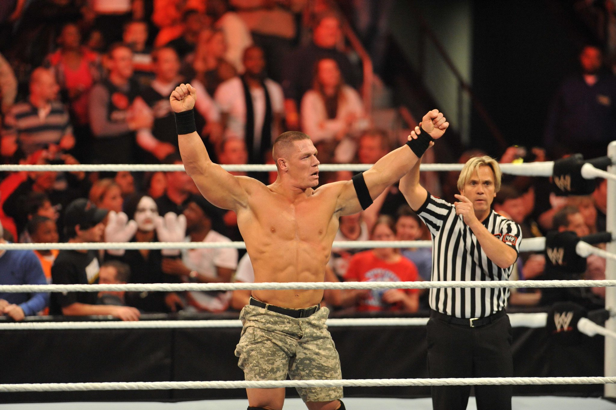  John Cena to become WWE United States Champion at Wrestlemania 31.  happy birthday  
