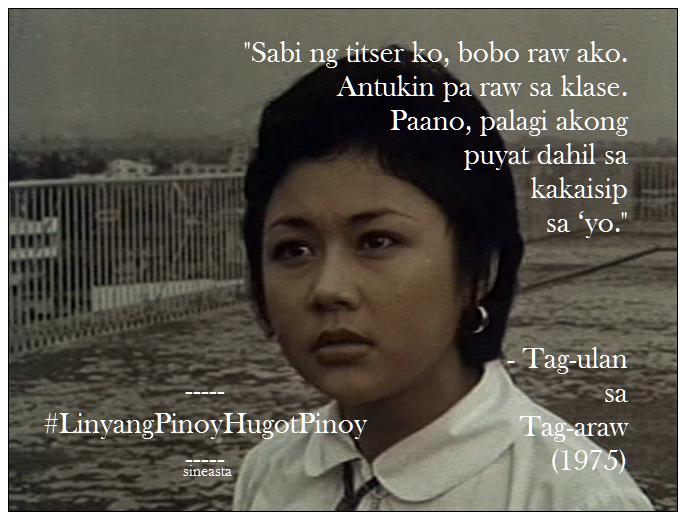 sineasta's tweet image. Sabi ng titser ko, bobo raw ako. Antukin pa raw sa klase. Lagi kasi akong puyat sa kakaisip sa &apos;yo! #LPHP