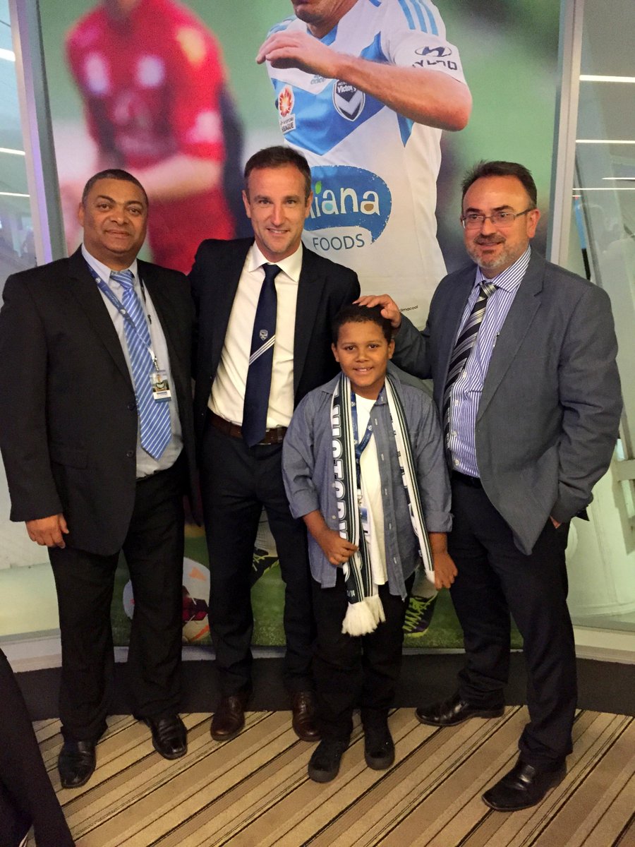 We got to meet the legendary Footballer and Melbourne Victory Ambassador @grantbrebner at Friday night’s game!