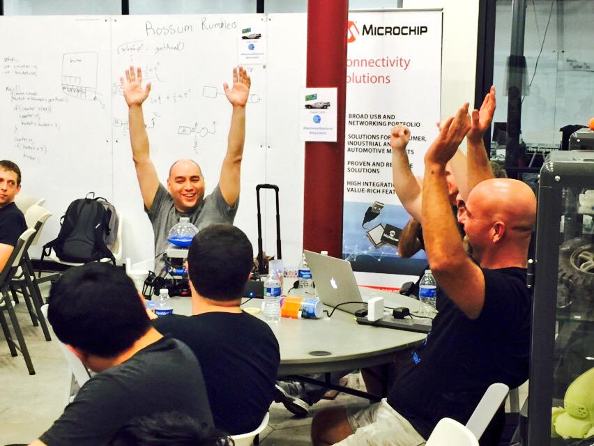 JimStLeger's tweet image. PartyBot wins the best hack built on @intel Edison award!
#HardwareWeekend 
Thanks @hacksterio!