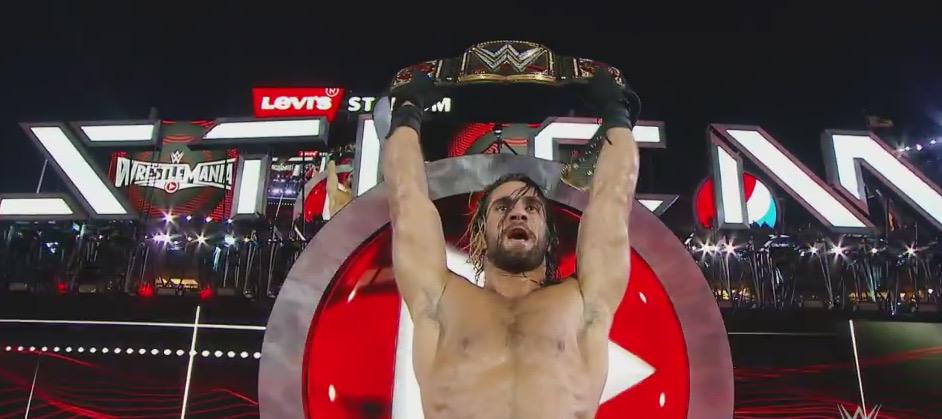 _EllisJames's tweet photo. Believe that🙌 @WWERollins @WWE #WrestleMania http://t.co/Rwo5G3QC8N