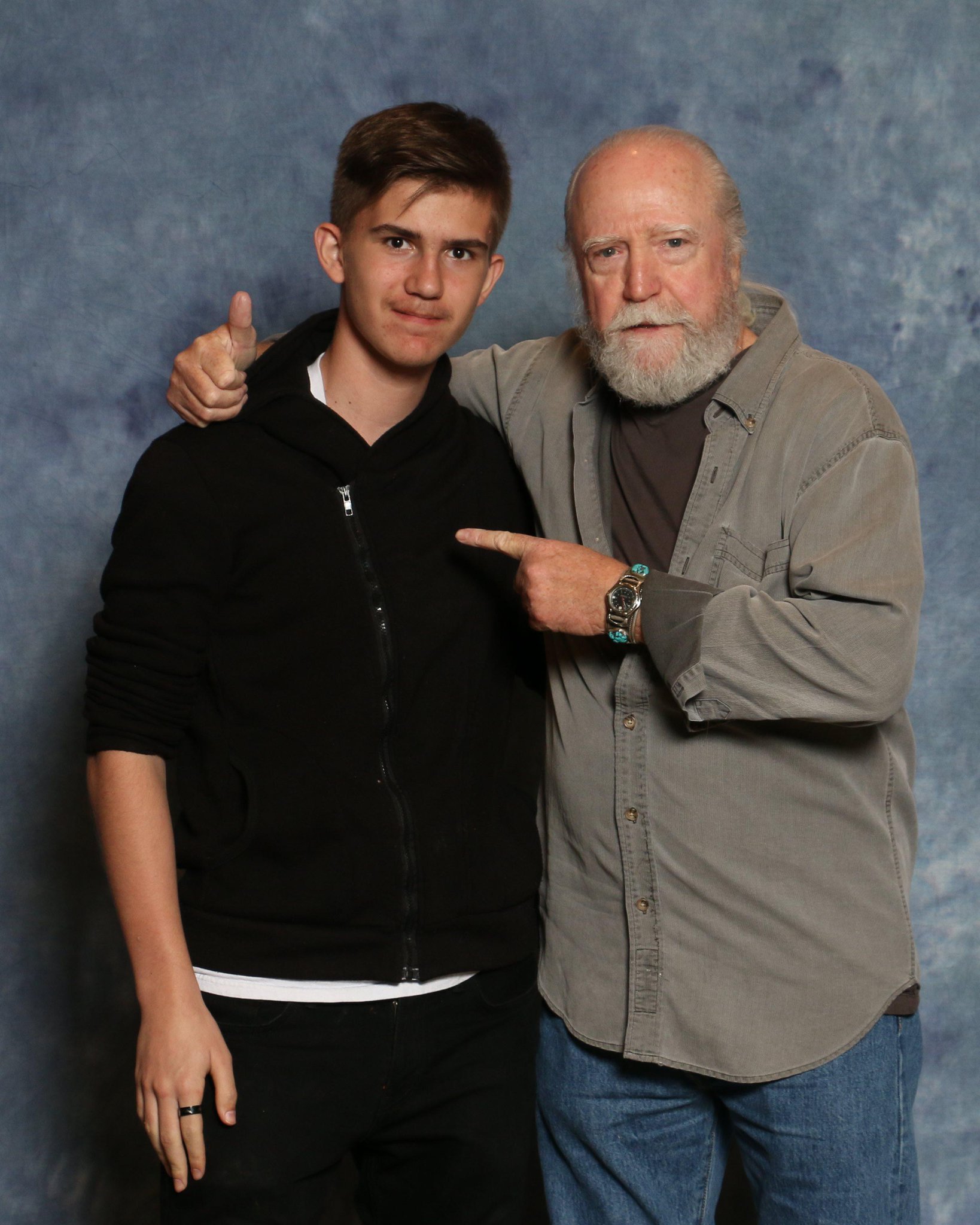 My son and Scott Wilson   led all singing Happy Birthday to Scott 