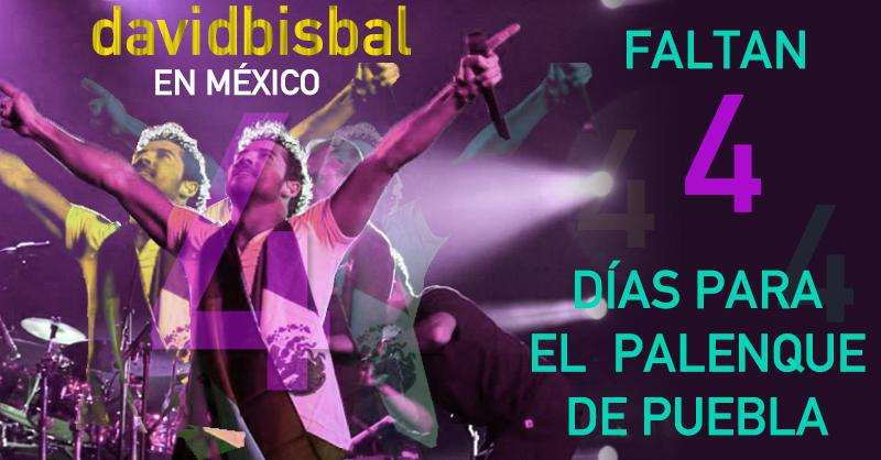KarenBeibu2's tweet photo. "@BisbalSTMexico: Faltan 4 días para el concierto de @davidbisbal en el #PalenquedePuebla @FeriaPuebla http://t.co/aNRfj2jgBS"