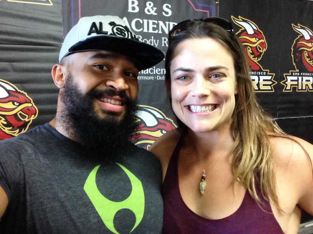 <a href="/JennNull/">JennNull</a> &amp; I all smiles after the <a href="/TheGridLeague/">GRID League</a> #proday I love the #grid <a href="/trainHYLETE/">HYLETE</a> <a href="/SanFranFire/">The Fire</a> <a href="/ShakasAndSnatch/">ShakasAndSnatches</a>
