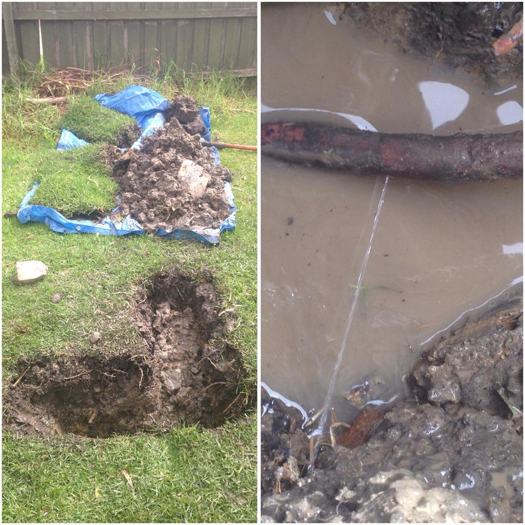 mpmplumbing's tweet photo. Burst copper water pipe repair. Found, cut out and replaced! #Melbourne #Plumbing #burst #water http://t.co/cb7VEZaDvC