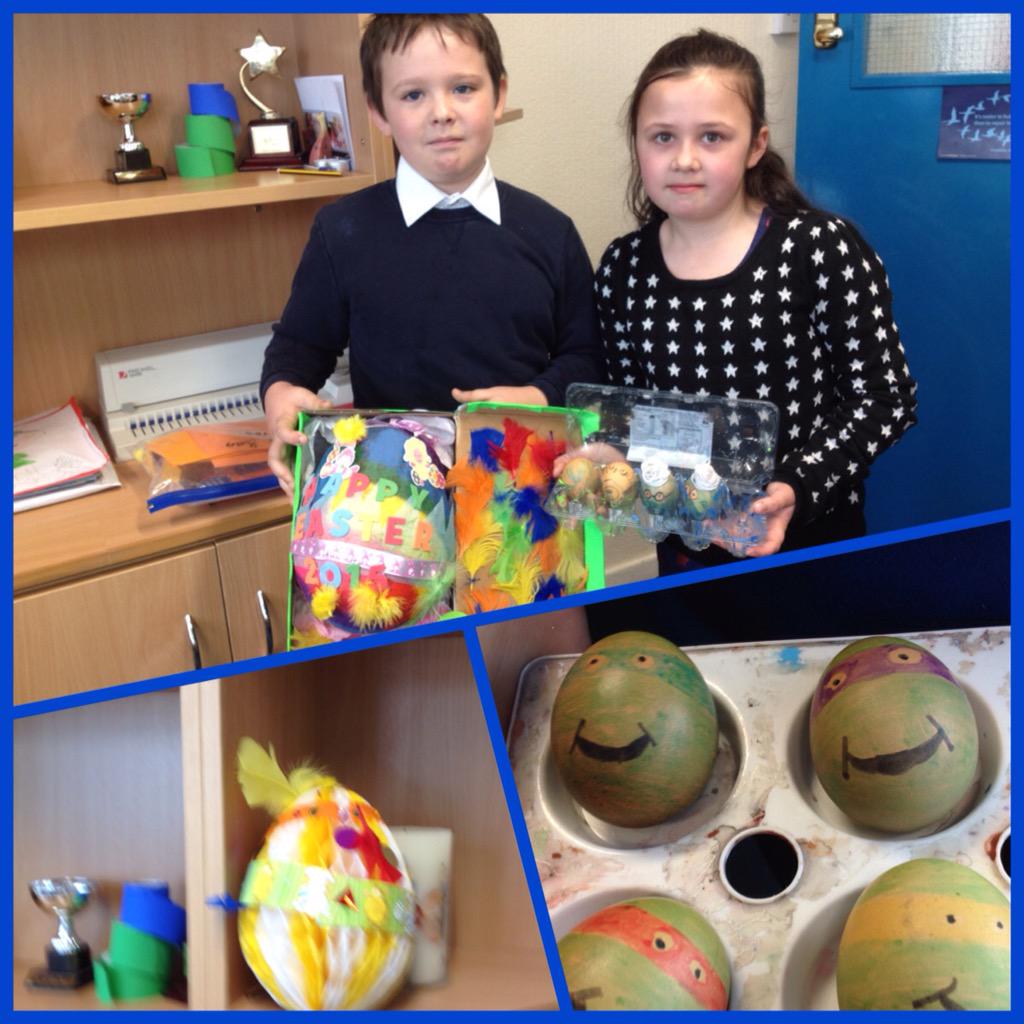 Big thanks to everyone who made an Easter bonnet or decorated an egg...