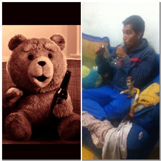 Urielinscp's tweet photo. @MiCanal5 #QueOso  no tener con quien ver una peli ..... Me falta mi oso http://t.co/6REO6pM6lF