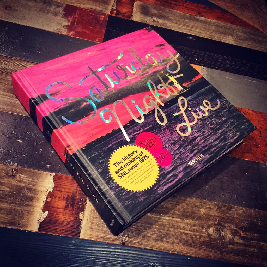 TaschenLibrary's tweet image. The SNL book...
