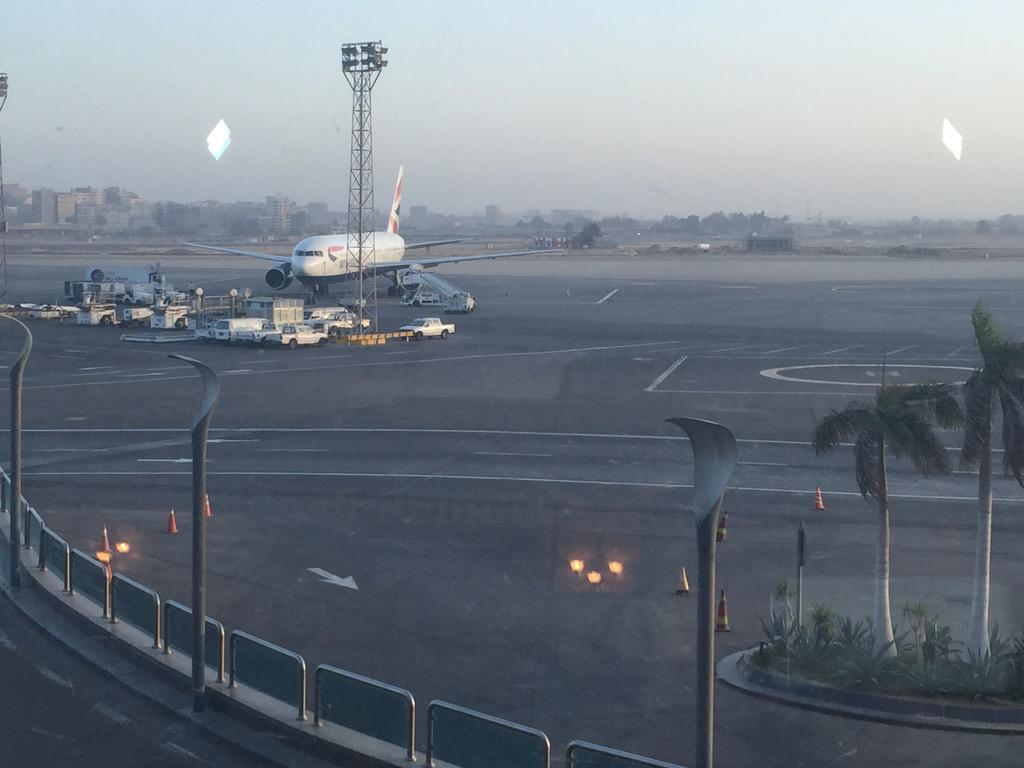 LondonDonald's tweet photo. Travelling from Cairo on @British_Airways - you arrive in Cairo a stranger & leave a friend. Thanks all at #cairoprs http://t.co/IxWtBbWLhH