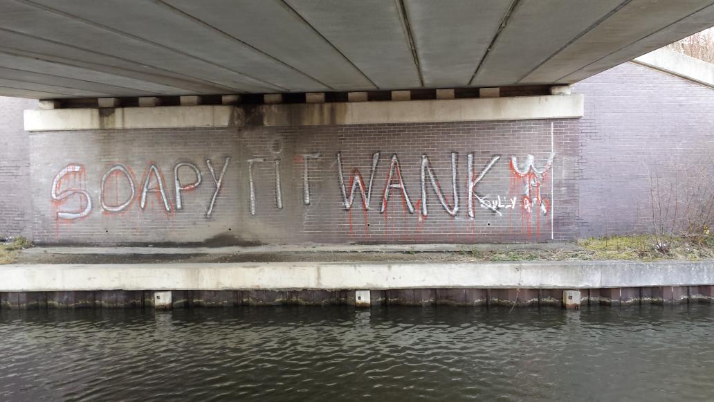 marshallbuck19's tweet photo. Eat your heart out! Banksy! http://t.co/yGaUpRZZHi