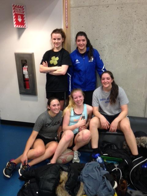 Got some girls out to our practice yesterday.  2015 season is starting soon!