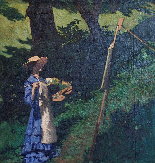 aleph54's tweet photo. @alecoscino @VicoLudovico @bmarczewska 
#DonneInArte #DonnePittrici #impresionism 

Karoly Ferenczy, Le Peintre, 1903 http://t.co/mnbj8btV81