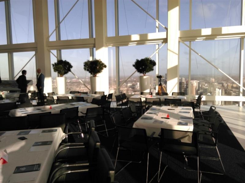 EFRBusinessWeek's tweet image. Almost ready to start this year's Conference Platform! The view couldn't be better at the Maastoren @Deloitte. #bw15