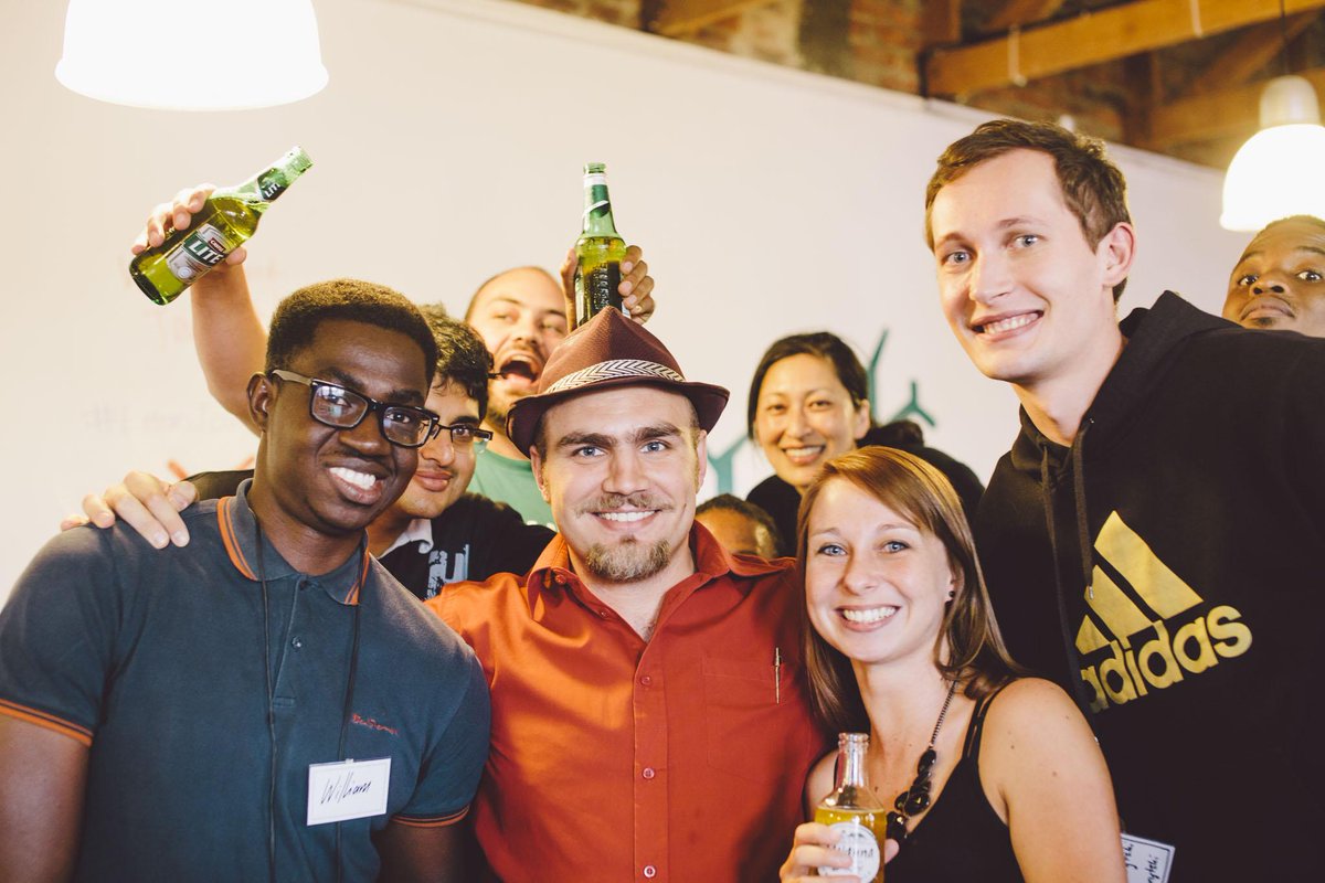 LeanJoburg's tweet photo. Some of the participants having drinks after the end of #LeanJozi. It was fun (and a lot was learned). http://t.co/xrLpMRW7fV